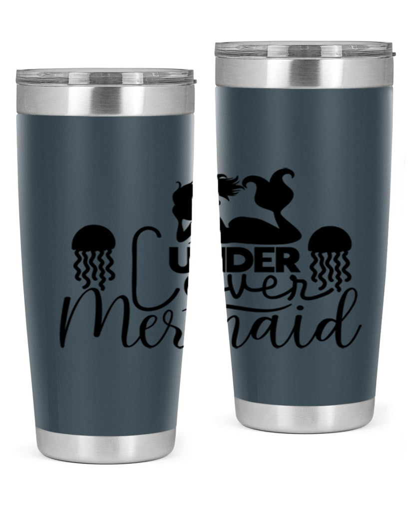 Under Cover Mermaid 642#- mermaid- Tumbler