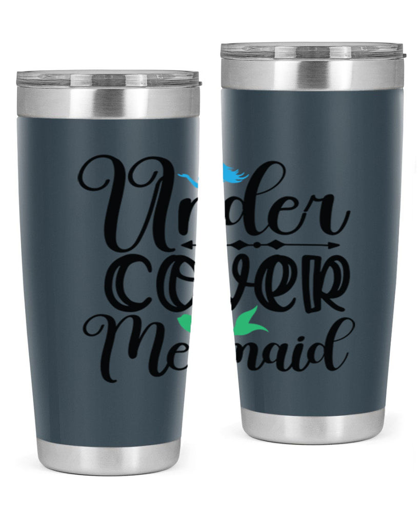 Under Cover Mermaid 651#- mermaid- Tumbler