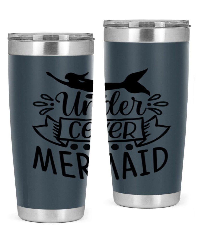 Under cover mermaid 645#- mermaid- Tumbler