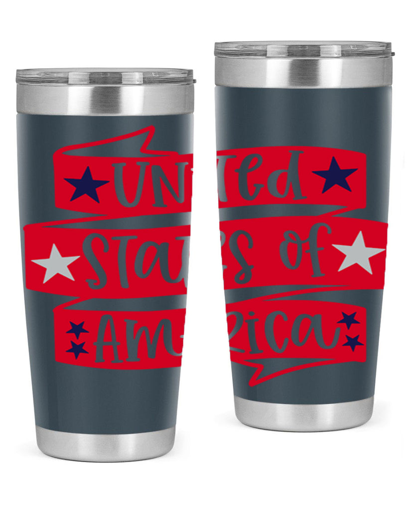 United States Of America Style 177#- Fourt Of July- Tumbler