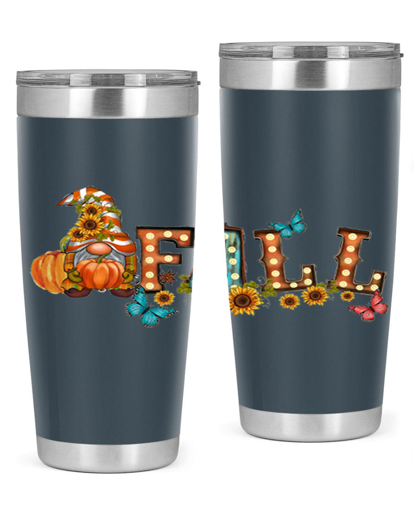 VintageFallGnome 626#- fall- Tumbler