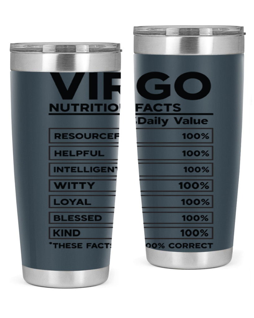 Virgo Nutrition Facts 530#- zodiac- Tumbler