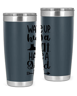 Wake Up Hug A Cat Style 108#- cat- Tumbler