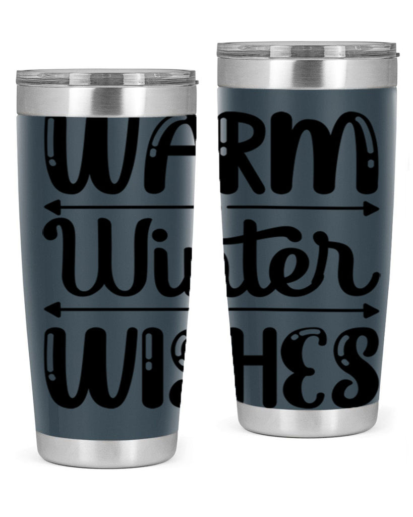 Warm Winter Wishes 463#- winter- Tumbler