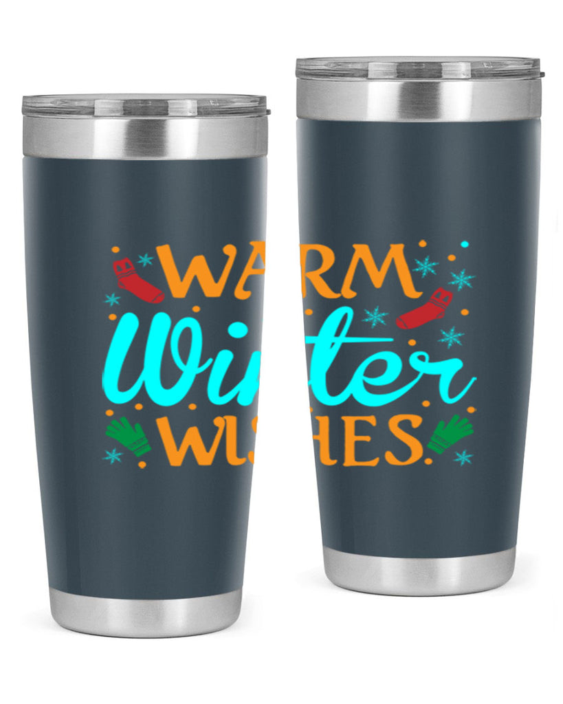 Warm Winter Wishes 465#- winter- Tumbler