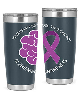 alzheimers awareness style 40#- alzheimers- Tumbler