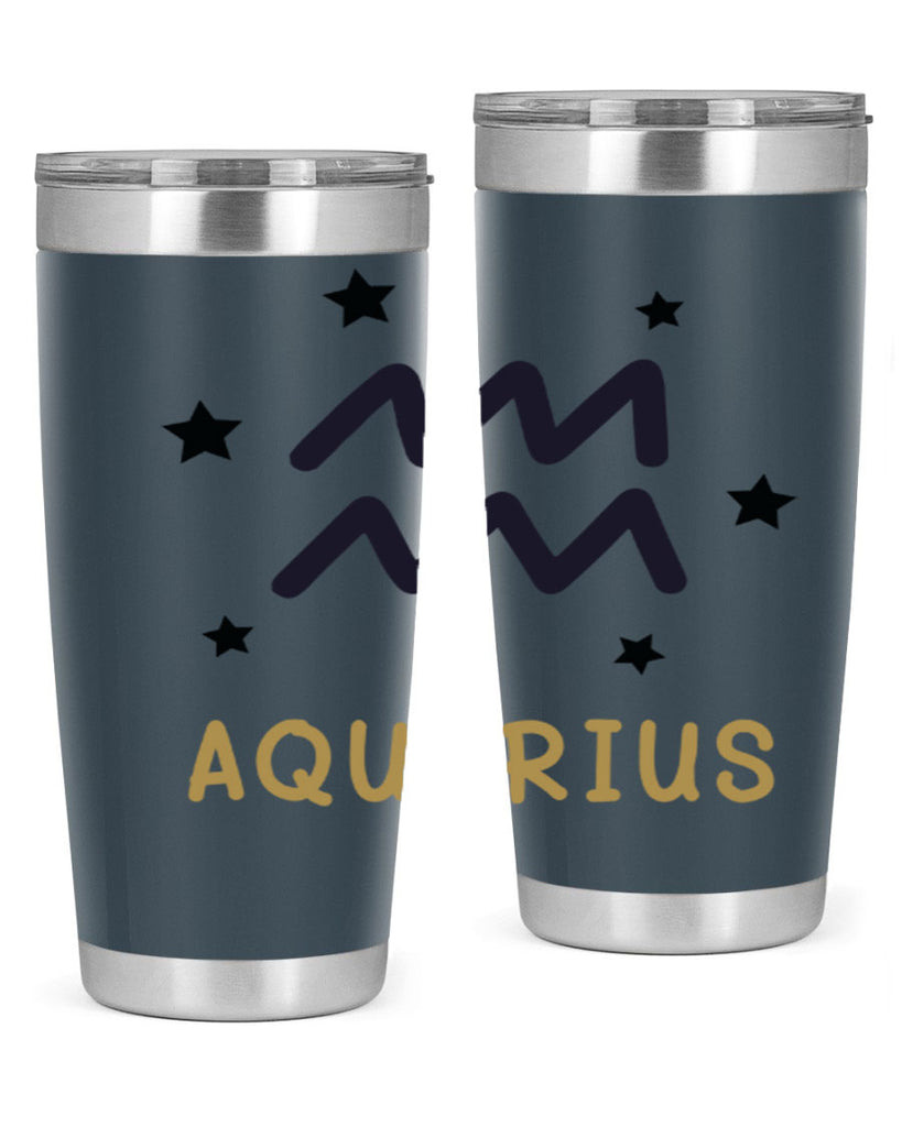 aquarius 83#- zodiac- Tumbler