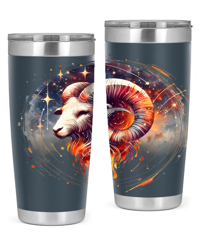 aries 125#- zodiac- Tumbler