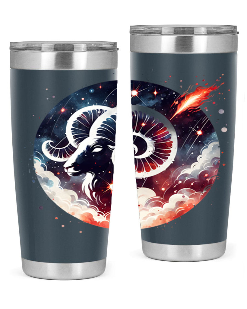 aries 140#- zodiac- Tumbler