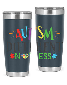 autism different not less Style 5#- autism- Tumbler