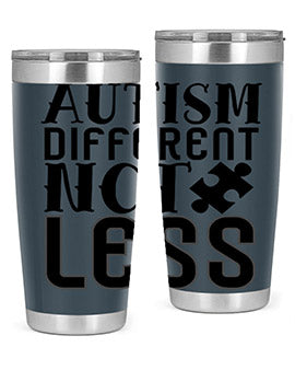 autism different not less Style 6#- autism- Tumbler