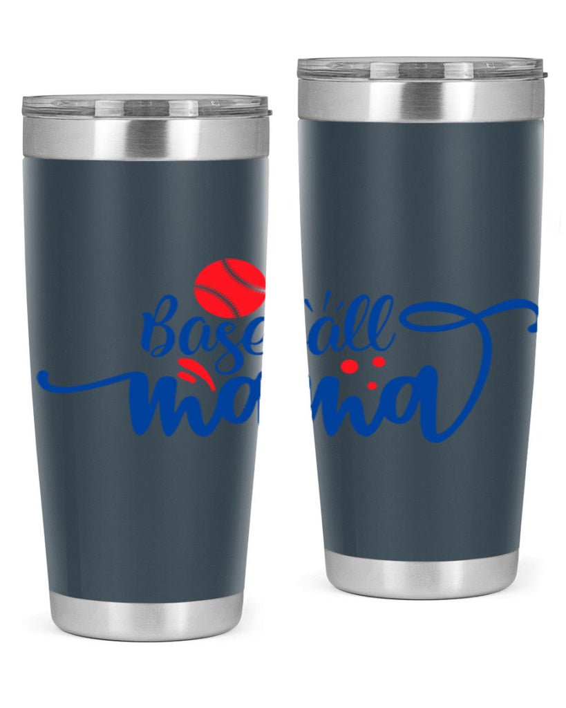 baseball mama 2208#- baseball- Tumbler