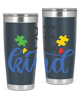 be kind Style 8#- autism- Tumbler