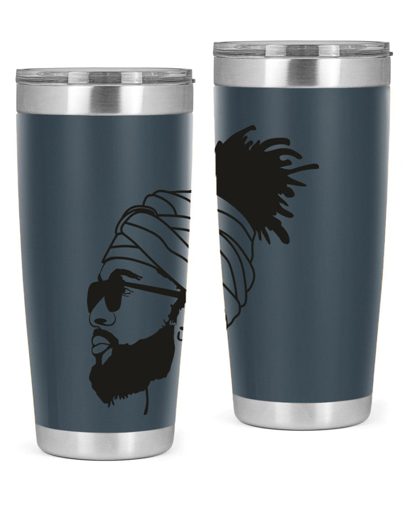 beardman 44#- black men - boys- tumbler