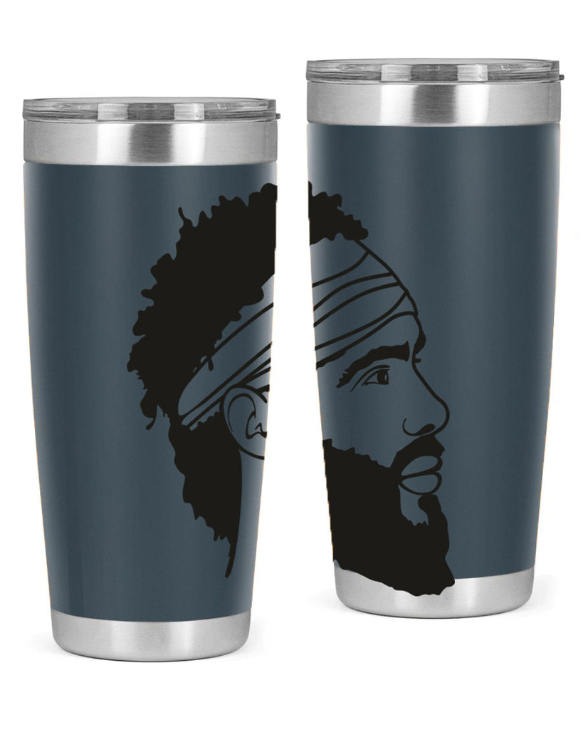 beardman 48#- black men - boys- tumbler