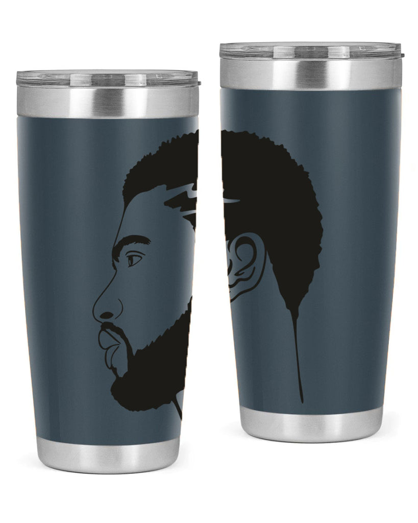 beardman 52#- black men - boys- tumbler