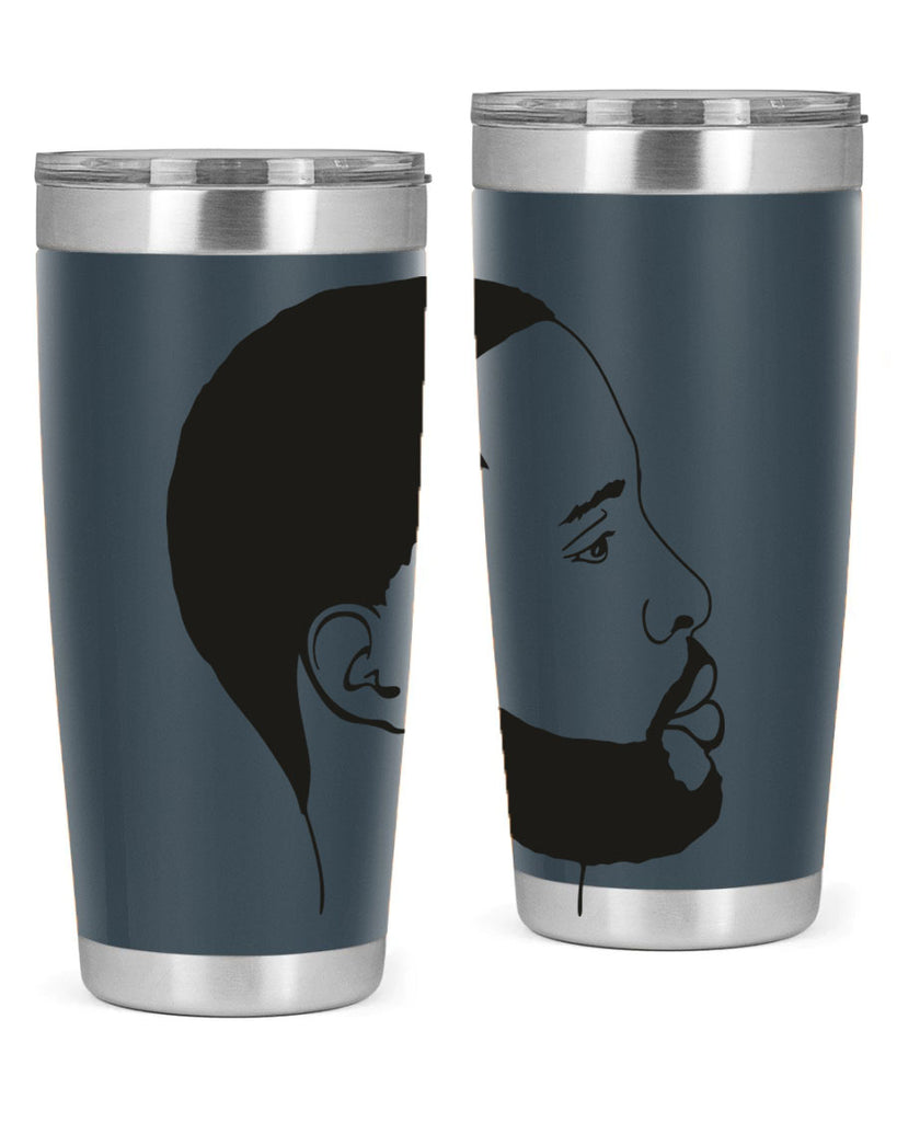 beardman 54#- black men - boys- tumbler