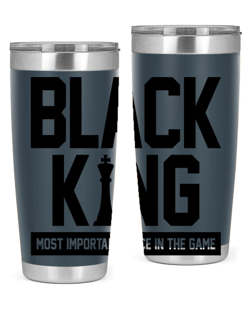 black king 199#- black words phrases- Cotton Tank