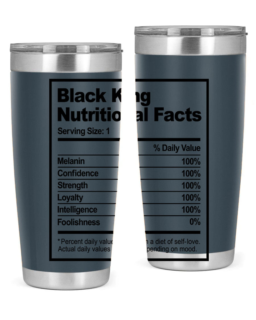 black king nutritional facts 231#- black words phrases- Cotton Tank