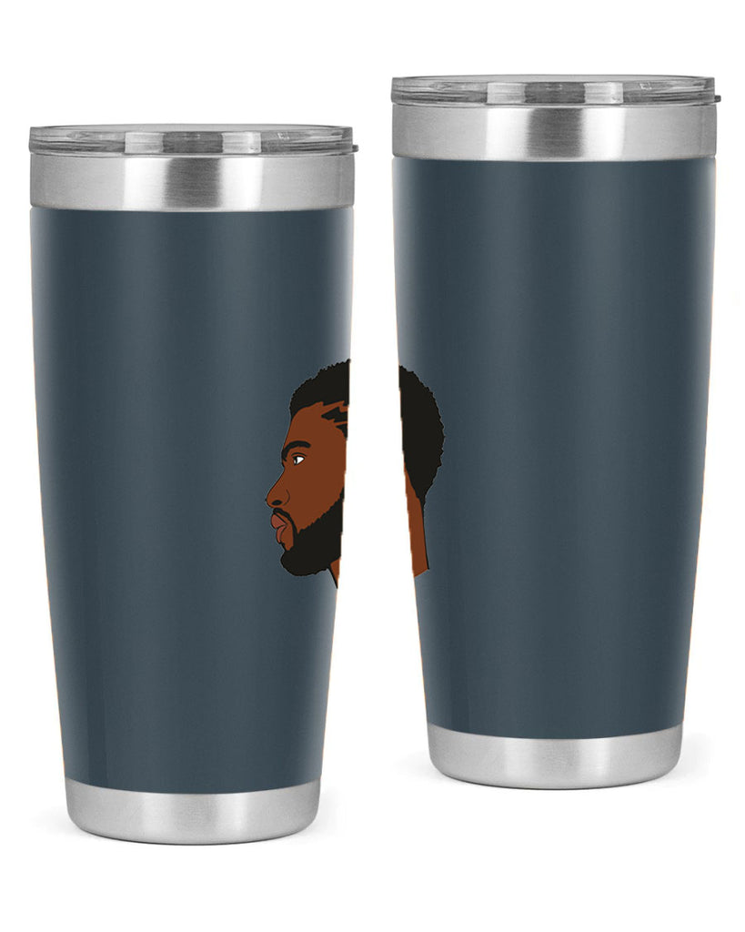black man 40#- black men - boys- tumbler