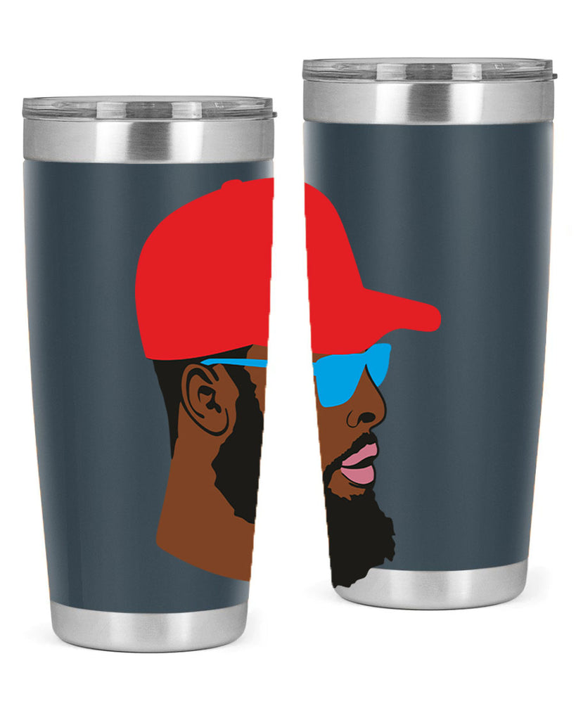 black man style 1#- black men - boys- tumbler