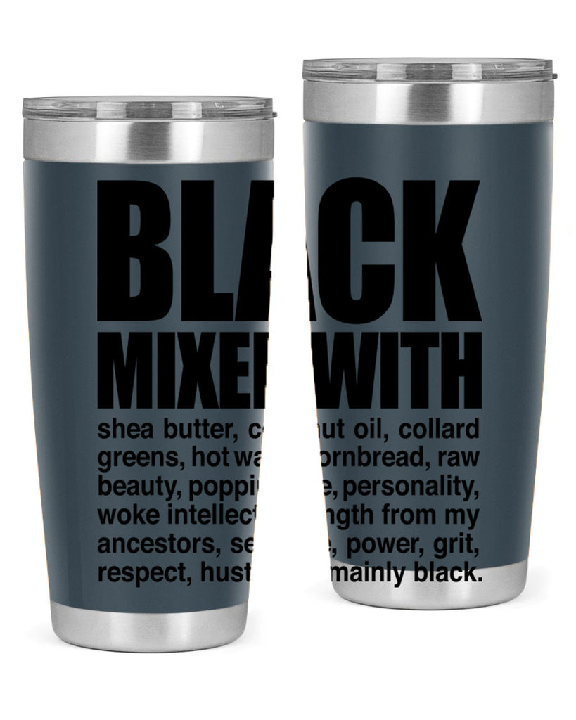 black mixed with 227#- black words phrases- Cotton Tank