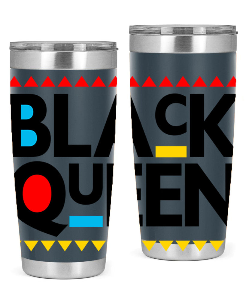 black queen 222#- black words phrases- Cotton Tank