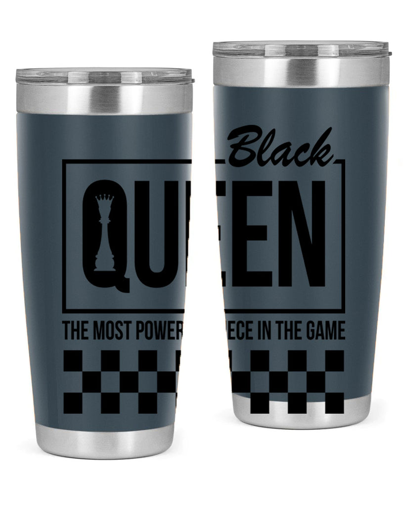 black queen chess checkered 221#- black words phrases- Cotton Tank