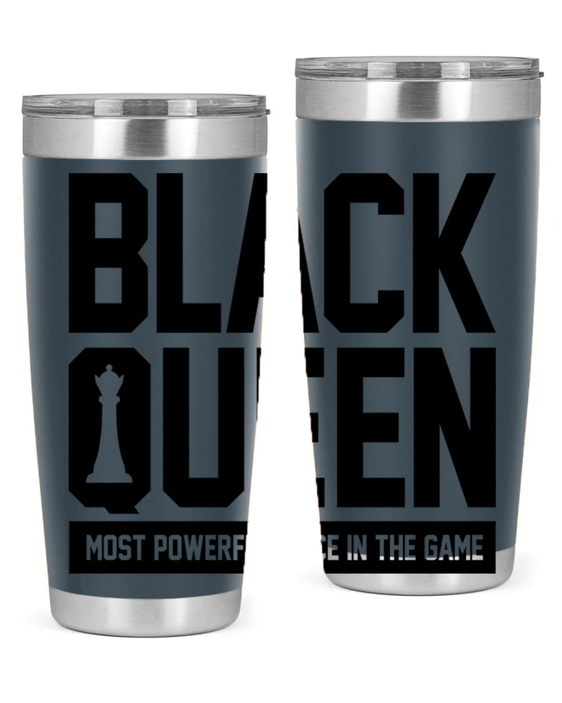 black queenchess 194#- black words phrases- Cotton Tank