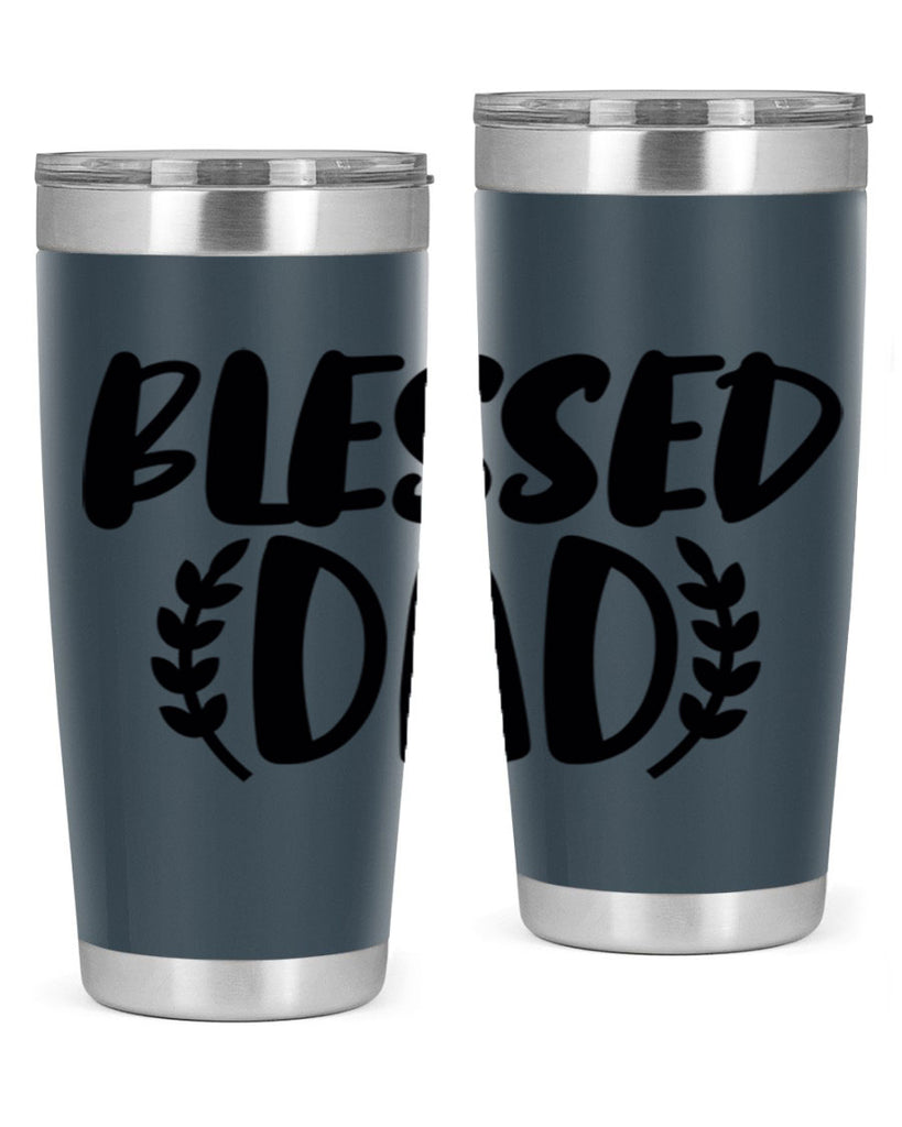 blessed dad 36#- dad- Tumbler