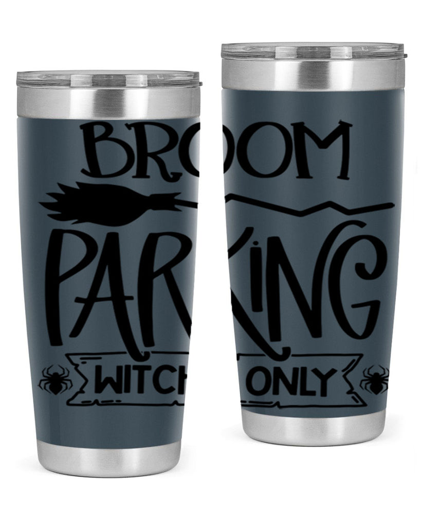 broom parking witches only 84#- halloween- Tumbler