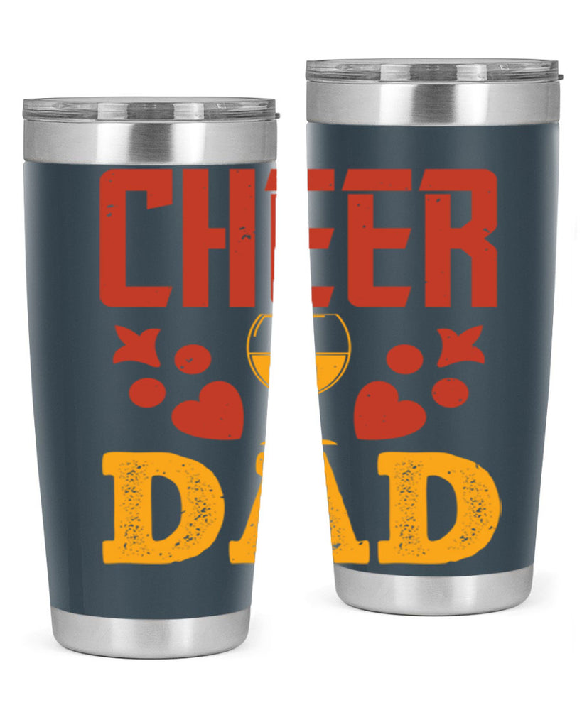cheer dad 121#- fathers day- Tumbler