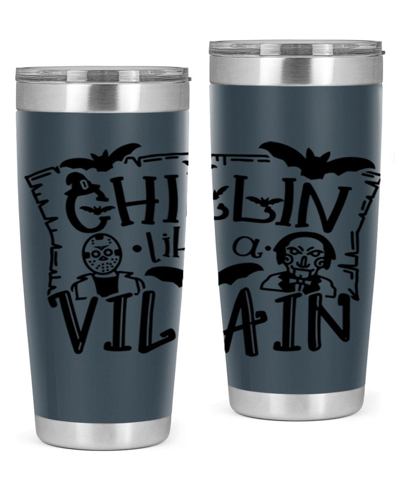 chillin like a villain 82#- halloween- Tumbler