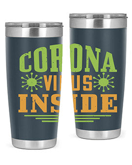 coronavirus inside Style 2#- corona virus- Tumbler