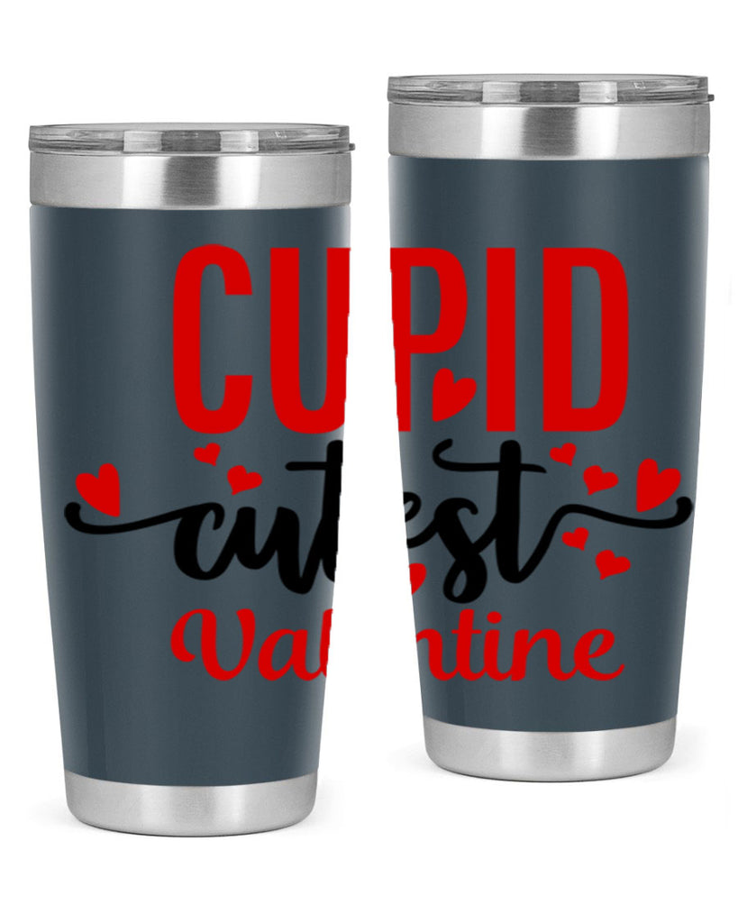 cupid cutest valentine 80#- valentines day- Tumbler