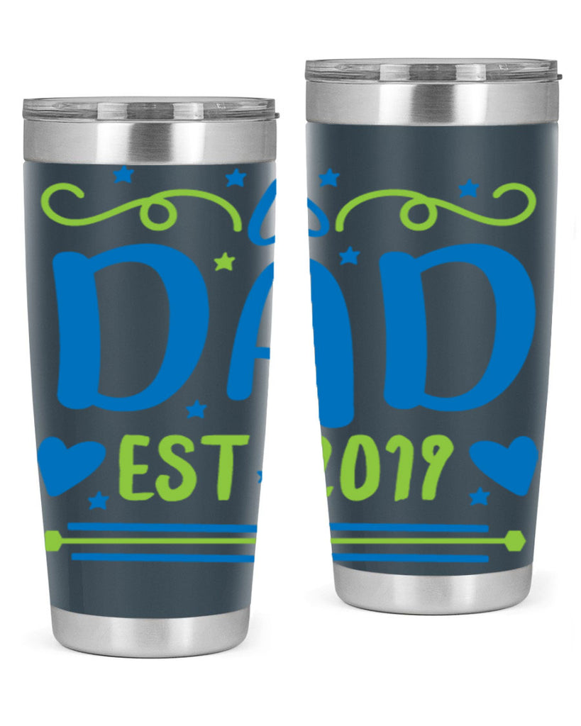 dad est 99#- fathers day- Tumbler