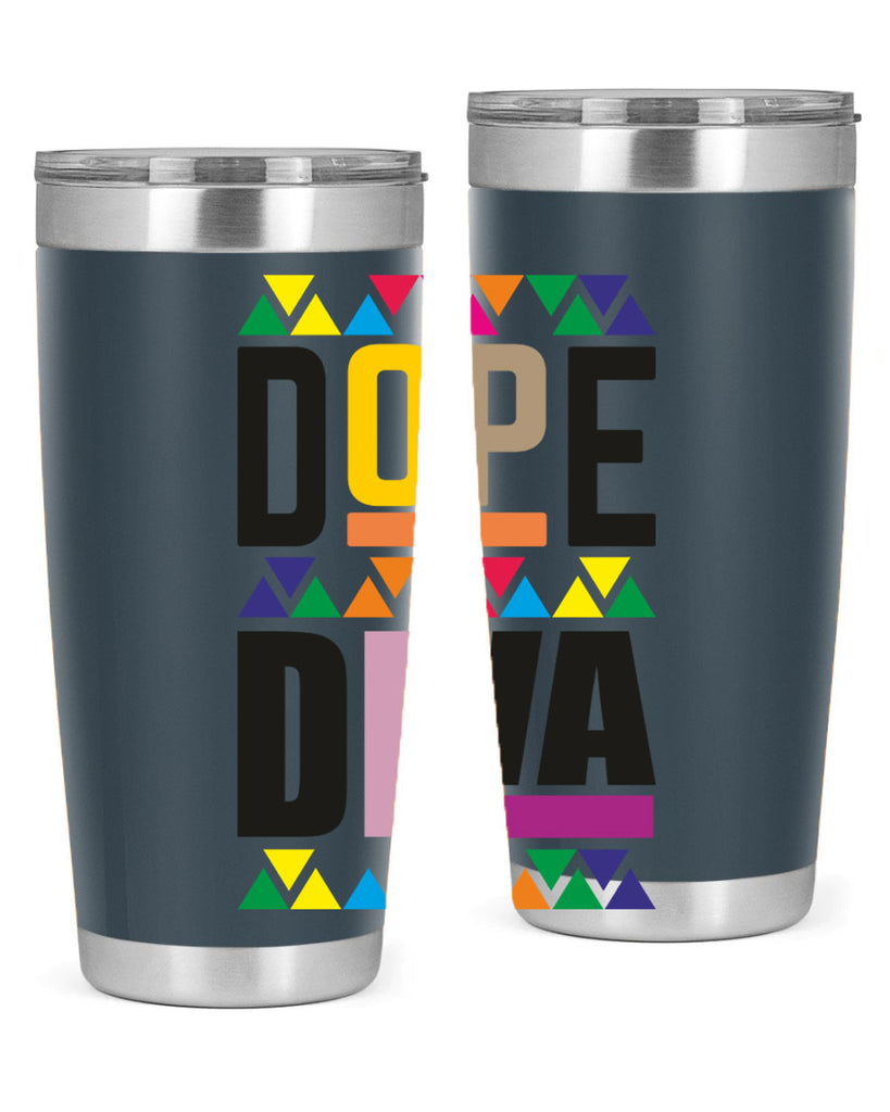 dope diva- black words phrases- Cotton Tank