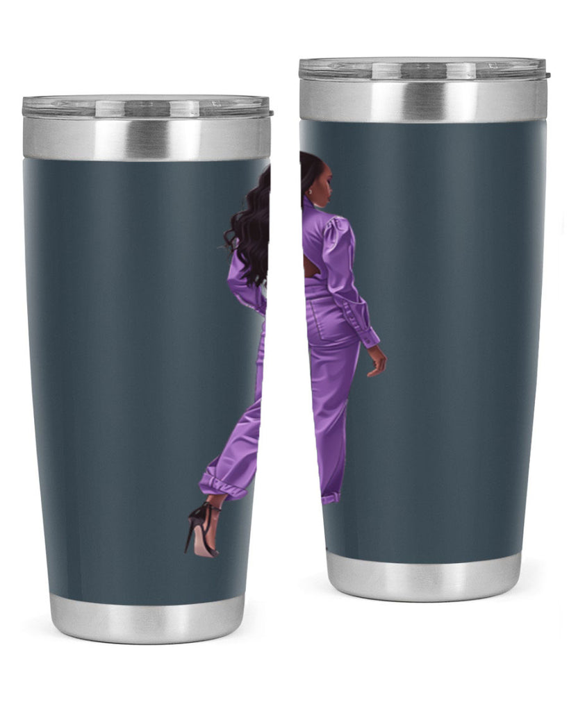 fashion girl in lavender 49#- fashion- Cotton Tank