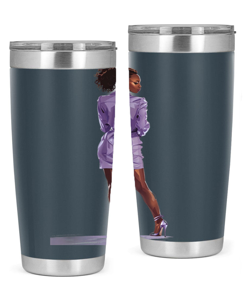 fashion girl in lavender 53#- fashion- Cotton Tank