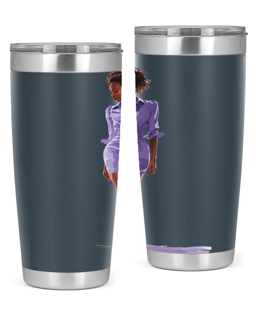 fashion girl in lavender 59#- fashion- Cotton Tank