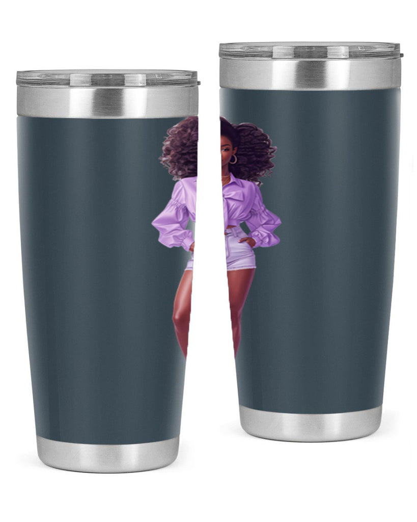 fashion girl in lavender 61#- fashion- Cotton Tank