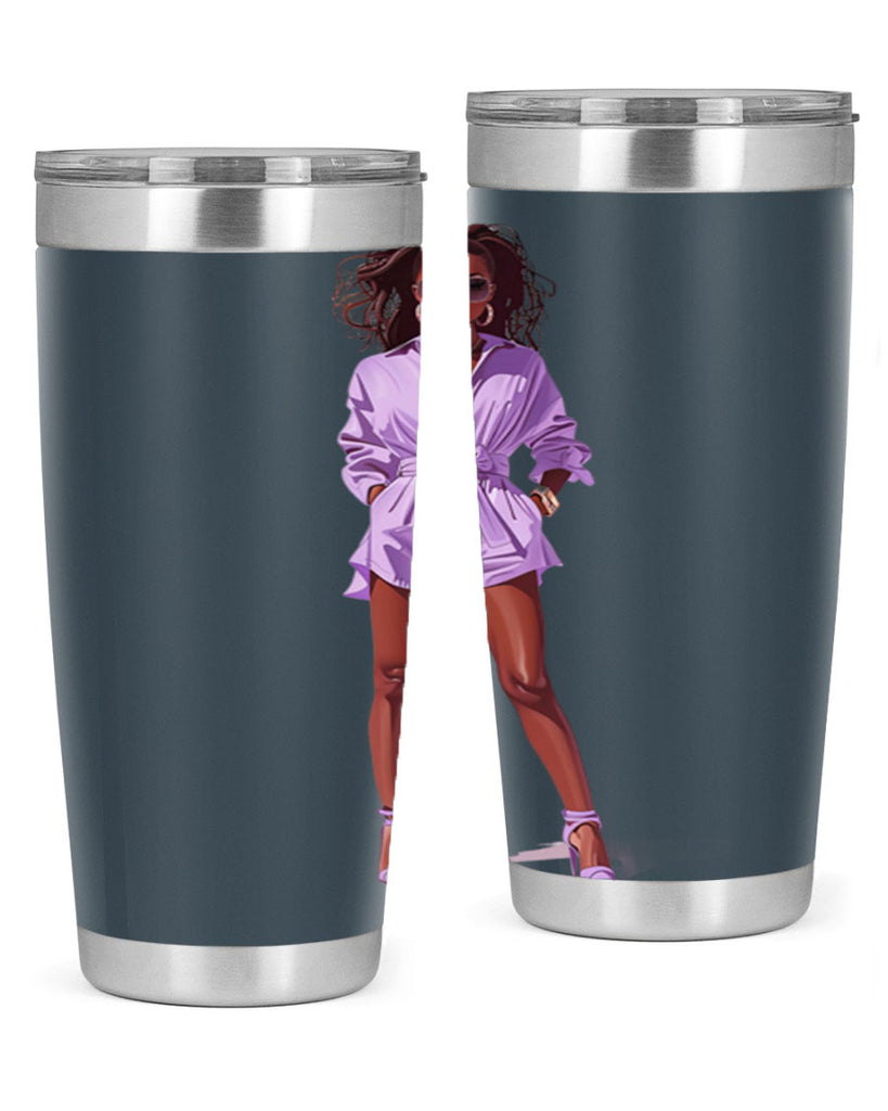 fashion girl in lavender 64#- fashion- Cotton Tank