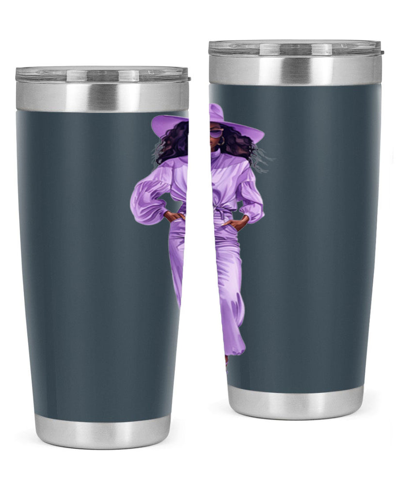 fashion girl in lavender 68#- fashion- Cotton Tank