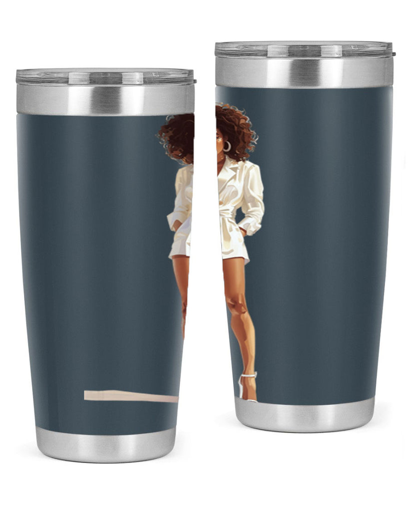 fashion girl in white 74#- fashion- Cotton Tank
