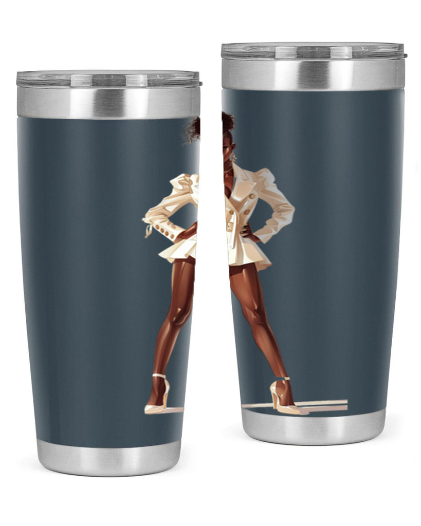 fashion girl in white 75#- fashion- Cotton Tank