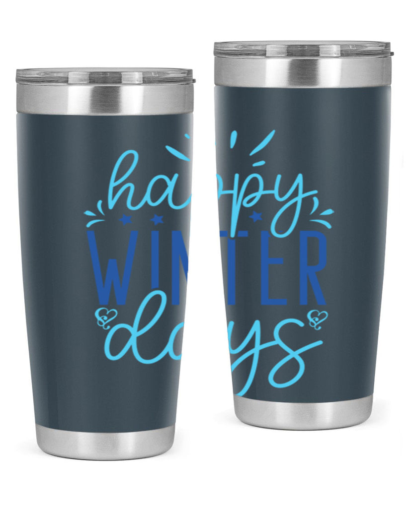 happy winter days 121#- winter- Tumbler