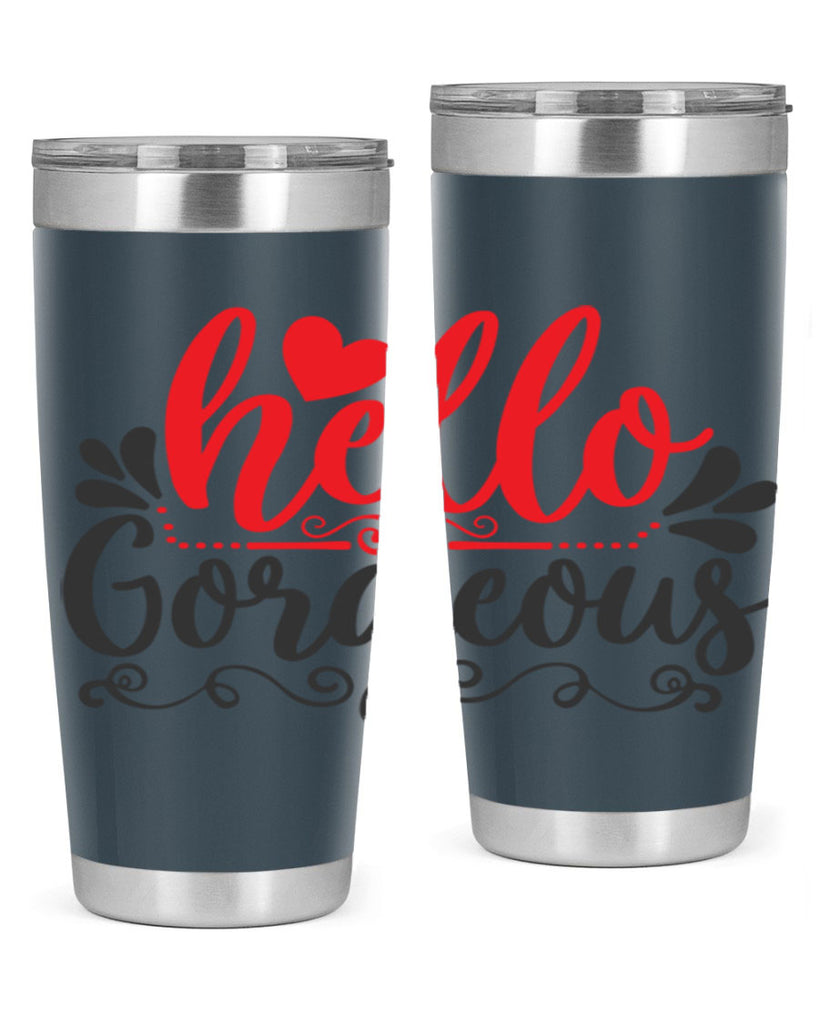 hello gorgeous Style 155#- make up- Tumbler