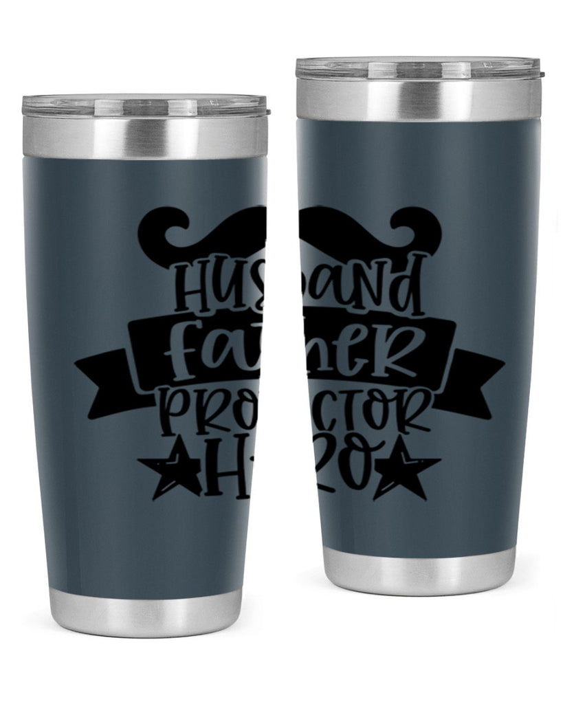 husband father protector hero 46#- fathers day- Tumbler