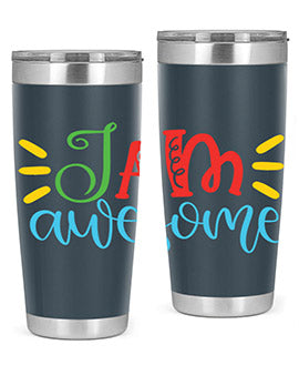 i am awesome Style 18#- autism- Tumbler