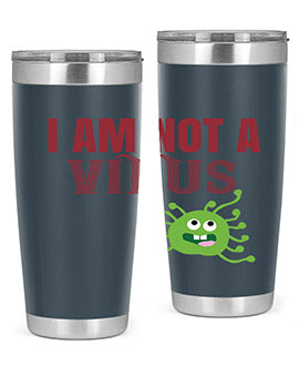i am not a virus Style 36#- corona virus- Tumbler